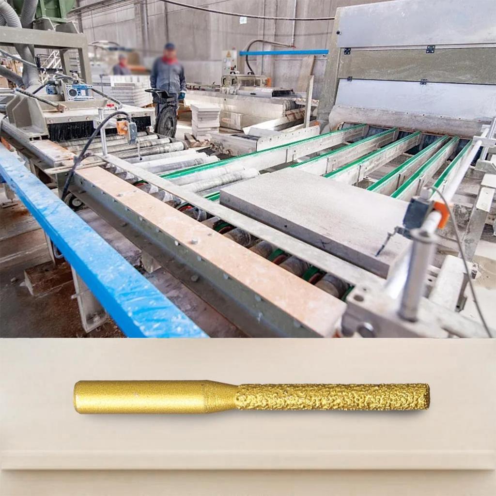 Kantenschleifmaschine Fräser Diamantgelötet Löten Diamant