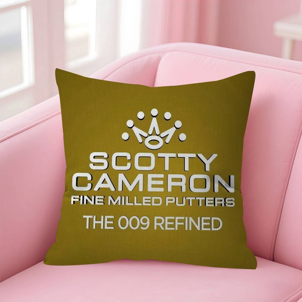SScotty CCameron Maple Design Cushion Cover Happy Autumn Harvest Decor Holiday Decorati Pillow Cover