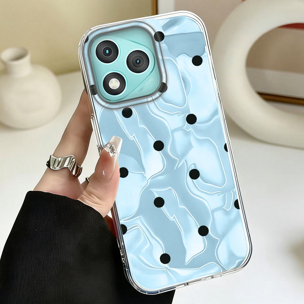 Elegant Phone Case For Honor 400 Lite 200 Pro X9c X8a X9a X6b X7b X8b 90 X9b Artistic Colorful Circular Dots Cover Women Back
