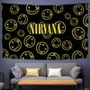 New Album Band NNirvanaS Cool Tapestry Background Hanging Cloth Bedroom Tapestry Room Decor Aesthetic Tapestry Wall Hanging