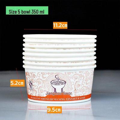 ZISIZ Disposable Paper Bowls - Bulk Pack