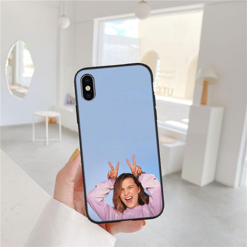 LO63 Millie Bobby Brown Soft Shell Phone Case for OPPO A3 Pro A72 A74 A76 A77 A77S A78 A79 A94 A95 A18 A40M A58
