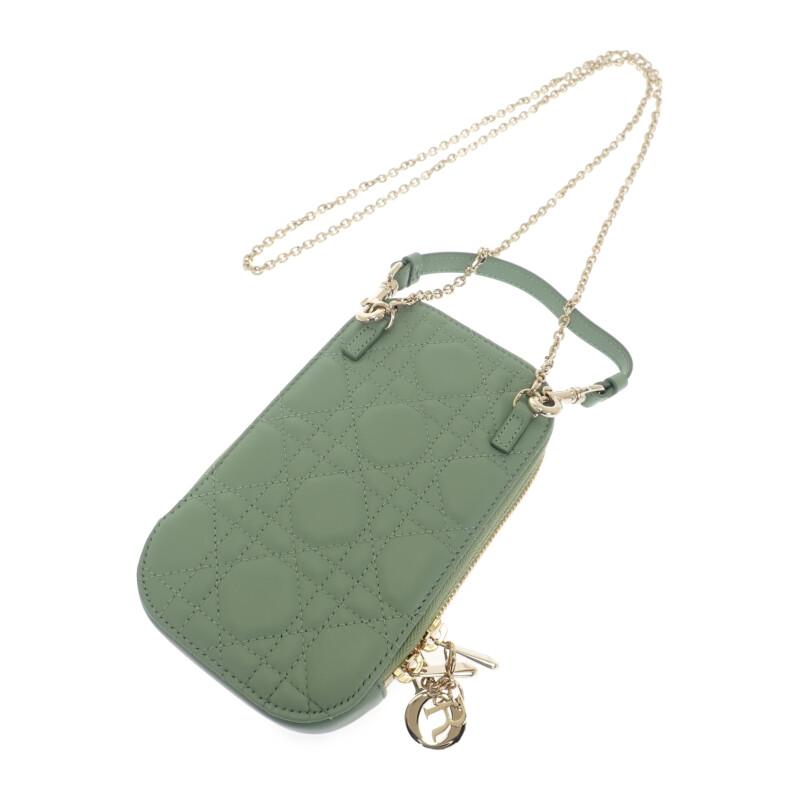 Dior  S0872ONMJ_M59H Shoulder Bag Mint green lambskin Women