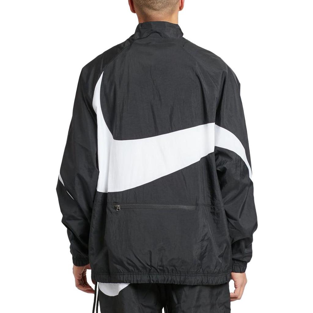Nike Color Block Half-Zip Stand Collar Jacket Men Outerwear Black AJ2696-010