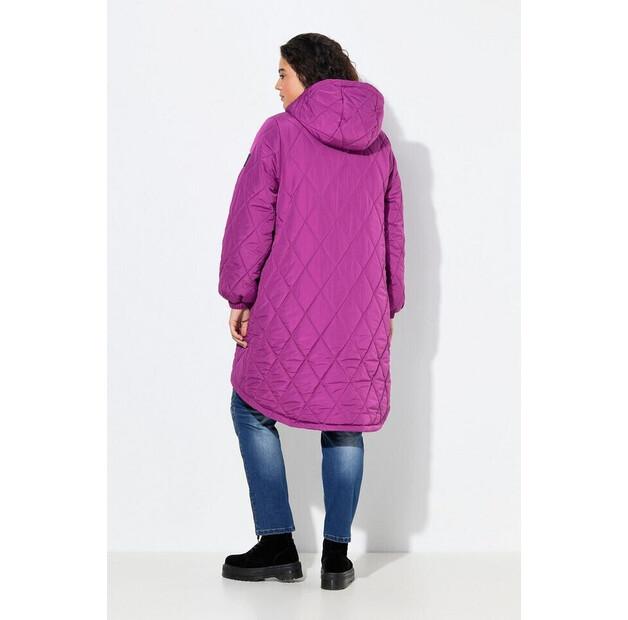 Palton damă Ulla Popken Hyprar matlasat ușor hidrofug (821183) Violet