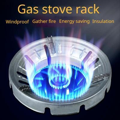 Fornello a Gas Domestico Fuoco Antivento Risparmio Energetico Copertura Paravento Accessori per Fornello da Cucina Fornello a Gas Poli-fuoco Acciaio Inossidabile