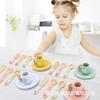 Simulation Play House Kitchen Tableware Set Young Children's Educational Small Chef Simulation Kitchenware Cooking Wooden Toys