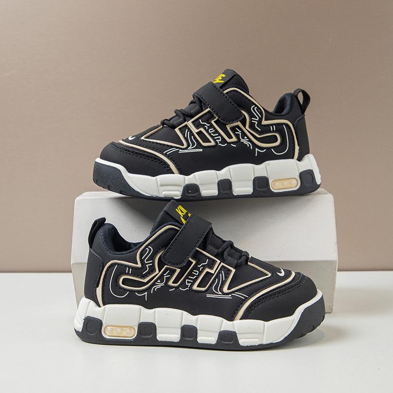 

Children s basketball shoes 2025 autumn new boys shoes soft sole non-slip sports shoes girls foreign style running casual shoes 26