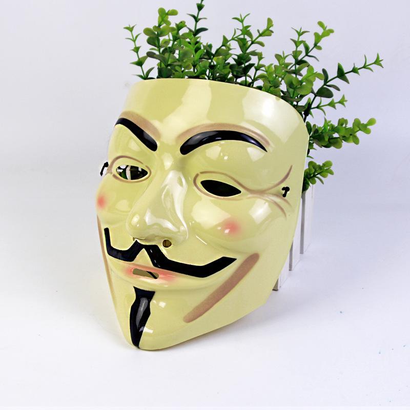 Máscara de hombre lobo hip-hop de V de Vendetta: accesorio retro para juego de mascaradas de Halloween