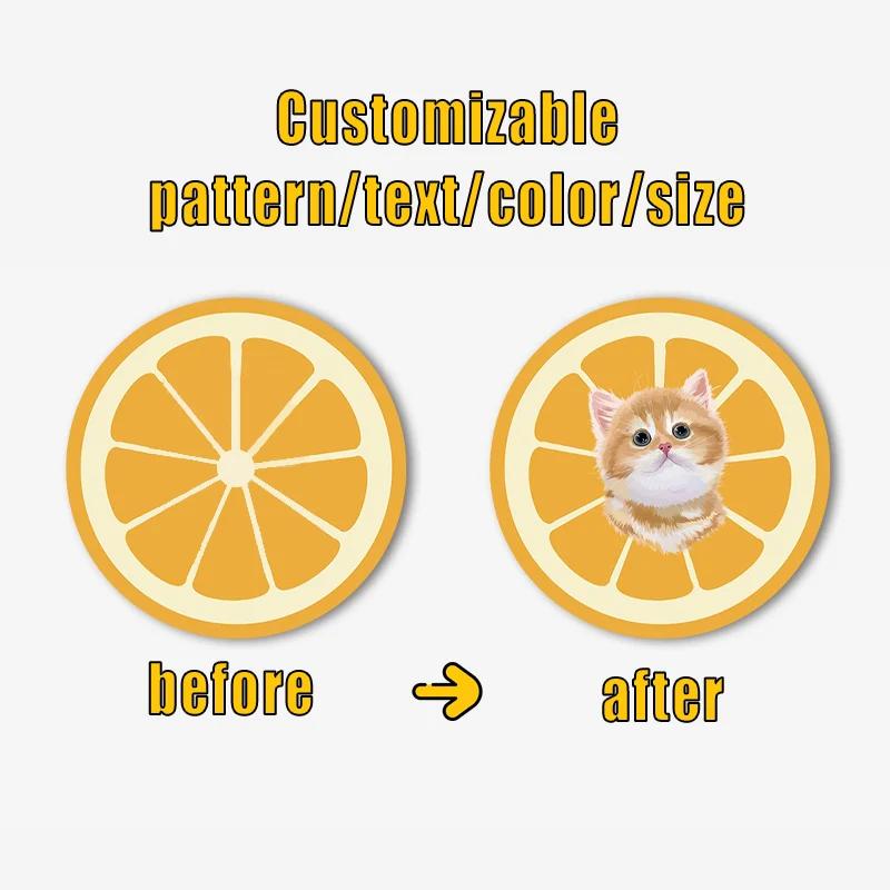 

Pet Custom Portrait Rugs Living Room Bedroom Round Soft Comfortable Plush Floor Mats Cute Cats Dogs Carpet Unique Gifts for Pets Diameter 80cm