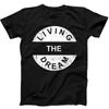 Living The Dream Slogan Funny Quote Army Military Gift Tee Black T Shirt 100