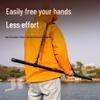 JiaDiaoNi Upgraded Fishing Rod Shoulder Strap with Thickened Pad and Bundling Strap