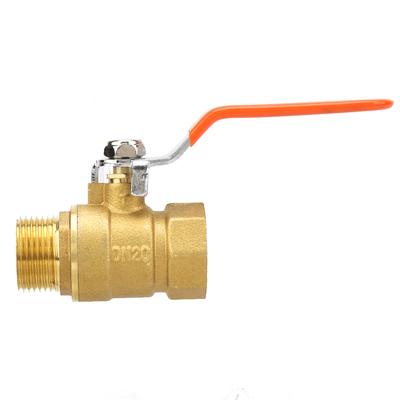 Brass   Valve  DN20 Male and Female Brass Pipe Full Port   Valve,   Valves