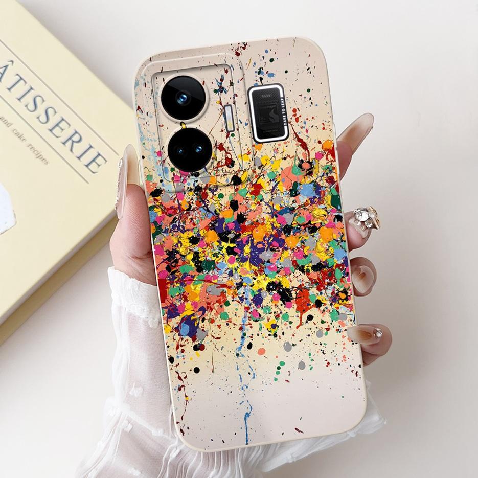 For Realme GT3 Case RMX3709 Cute Funny Cartoon Cover Soft Silicone Case For Realme GT Neo 5 Neo5 240W RealmeGT3 Back Cover Coque