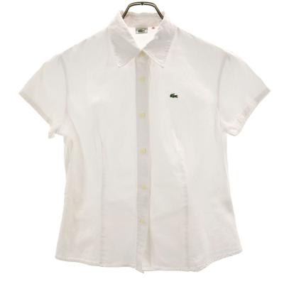 Short Sleeve Cotton Jacket 42 White Women Used