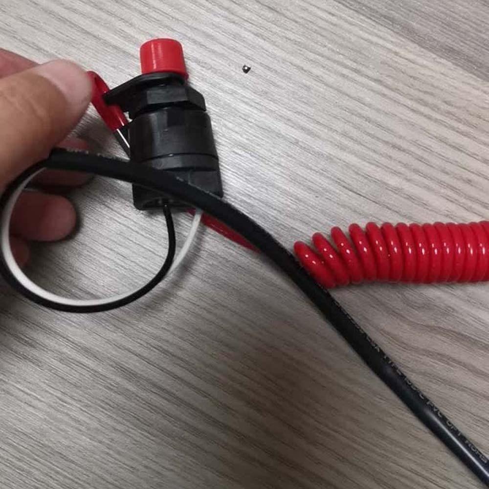 Safe Boat Kill Switch Lanyard Stretchable Engine Kill Stop Switch  Outboard Engine