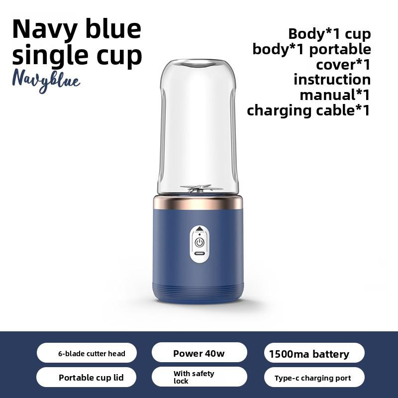 New Portable Rechargeable Mini Juicer with Juice Cup—Multifunctional Home Juicer and Juicing Cup