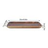 Elegant Sushi Tray Snacks Salad Desserts Wooden Serving Dish for Home Restaurant  25*17*2cm