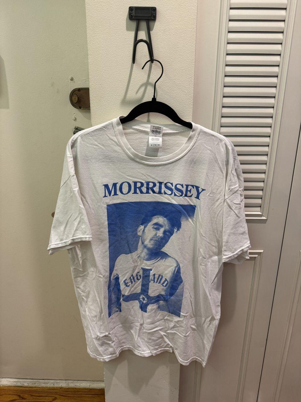 Morrisey The Smiths unisex cotton white short sleeve QT4965 L