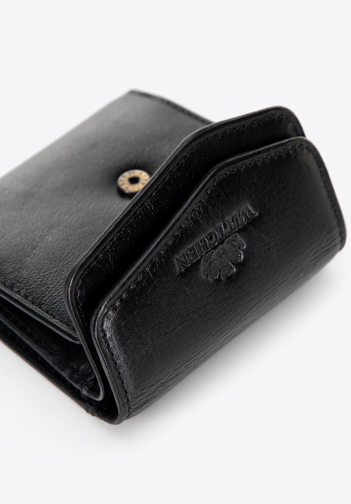 Wittchen Men's Leather Wallet Square Black Natural Leather
