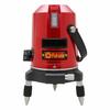 FUKUDA Laser Level EK-453DP, 4-Direction Large Square Lines, 4 Vertical and 1 Horizontal, Laser Line, Ground Plumb Point, Level