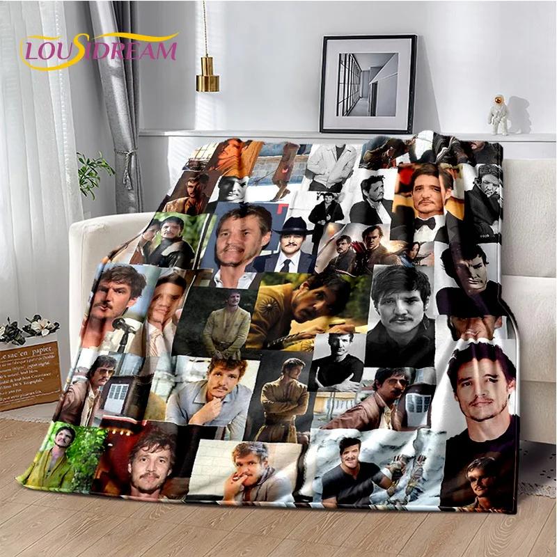 29 Style Pedro Pascal Funny Printing Blanket,Soft Throw Blanket for Home Bedroom Bed Sofa Picnic Travel Office Cover Gifts Kids