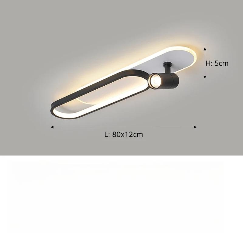 Modern Minimalist LED Ceiling Lamp with Spotlights Indoor Home Living Room Dining Room Bedroom Decorative Lighting