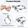 2Pcs Adjustable Knitting Crochet Loop Ring Knittied Yarn Guide Finger Faster Holder Thimble Crocheters Thread Ring Sewing Tools