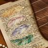 Artistic Feather Metal Bookmark with Tassel Vintage Elegant Page Marker Durable Rust-Resistant Fantasy Gift for Book Lovers Writers & Students