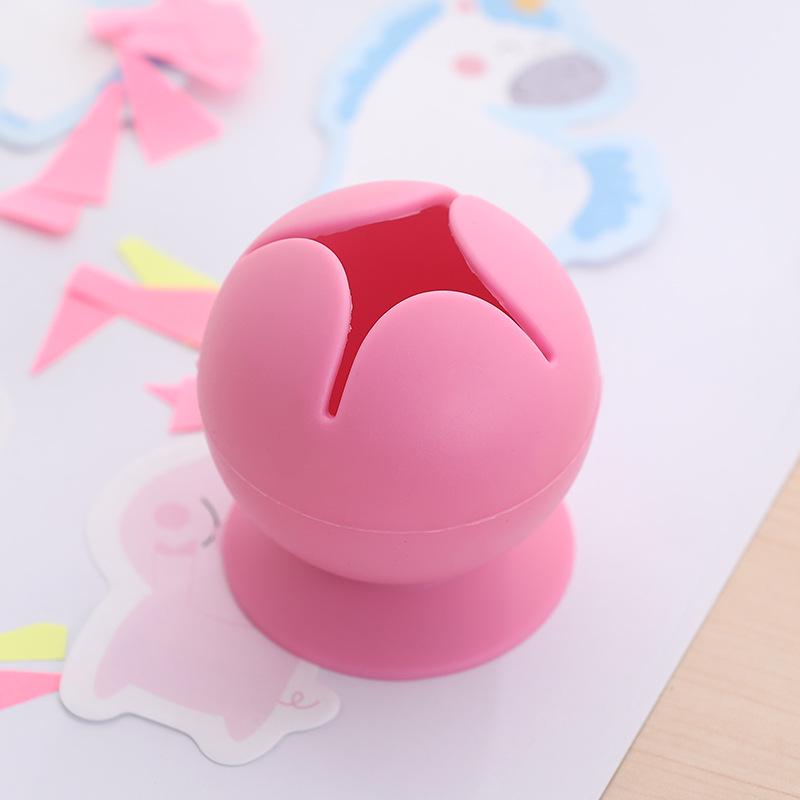 Silicone Suction Cup Scrap Collector for DIY Planting & Sticky Paper