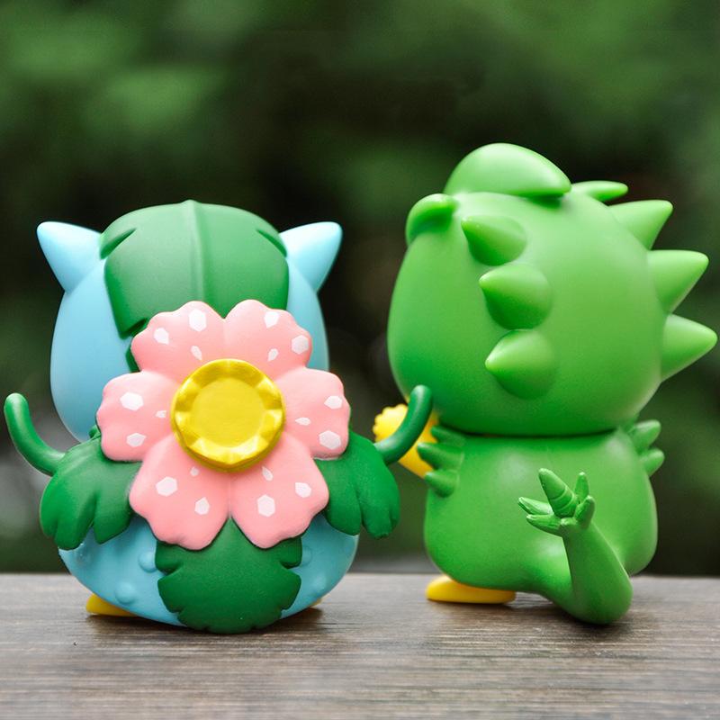 6Pcs/1Set Pocket Monsters Anime Figure Kawaii Pikachu Cosplay In Disguise Action Figures PVC Collection Model Dolls Toy Gift