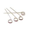 Scissor Shaped Bamboo Eco-friendly Appetizers Picks Cocktail Skewer Ring Toothpick Fancy Sticks