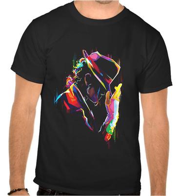 26 Michael Jackson Pop Rock Music Black T-Shirt -1039- Unisex T-Shirt