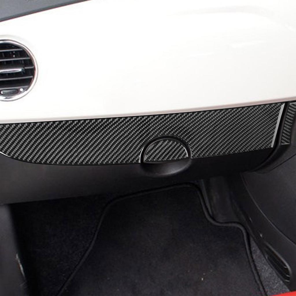 Front Right Side Cover Dashboard Trims Decorative Stickers Auto Interior Accessories for Fiat 500 12-15 Panel Stickers