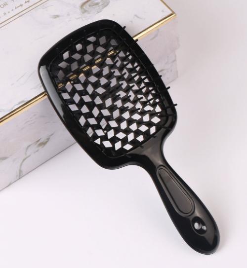 Square Vented Hairbrush for Scalp Massage, Volumizing and Detangling one size чёрный