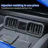 For BYD Leopard 8 Denza B8 2025+ Central Control Gear Outlet Cover Sticker Inner Protector Sticker Carbon Look Car Accessories