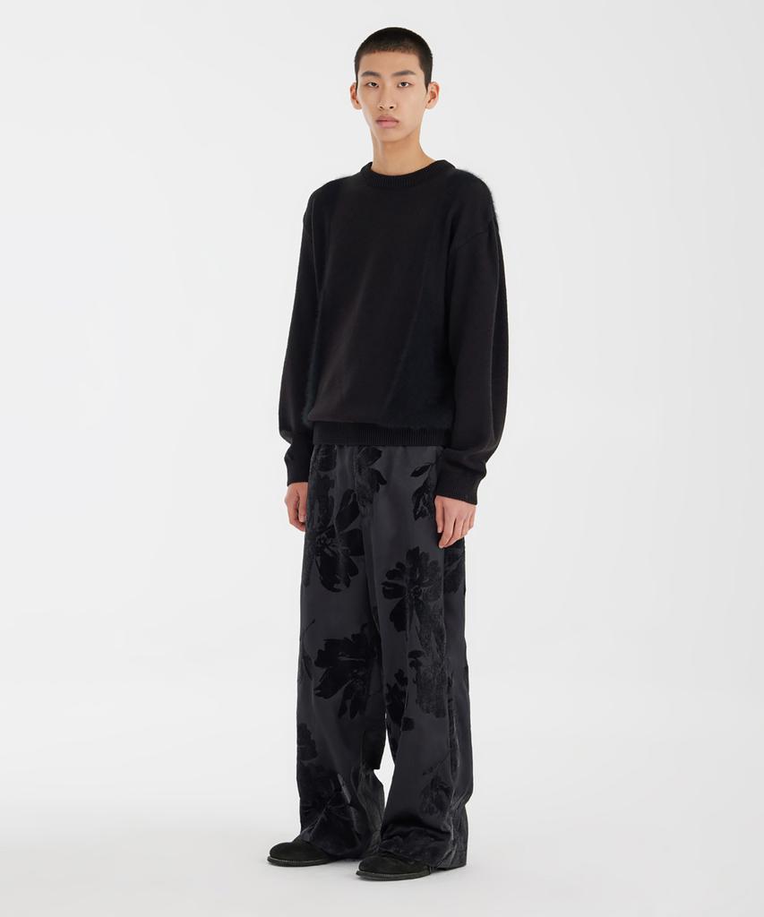 YOUTH Curved Angora Knit - Black