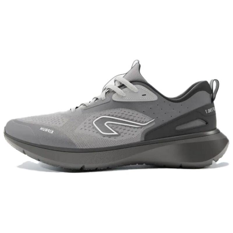 DECATHLON JF190.1 Comfortable and simple shock-absorbing wear-resistant breathable low-top running shoes Men's grey