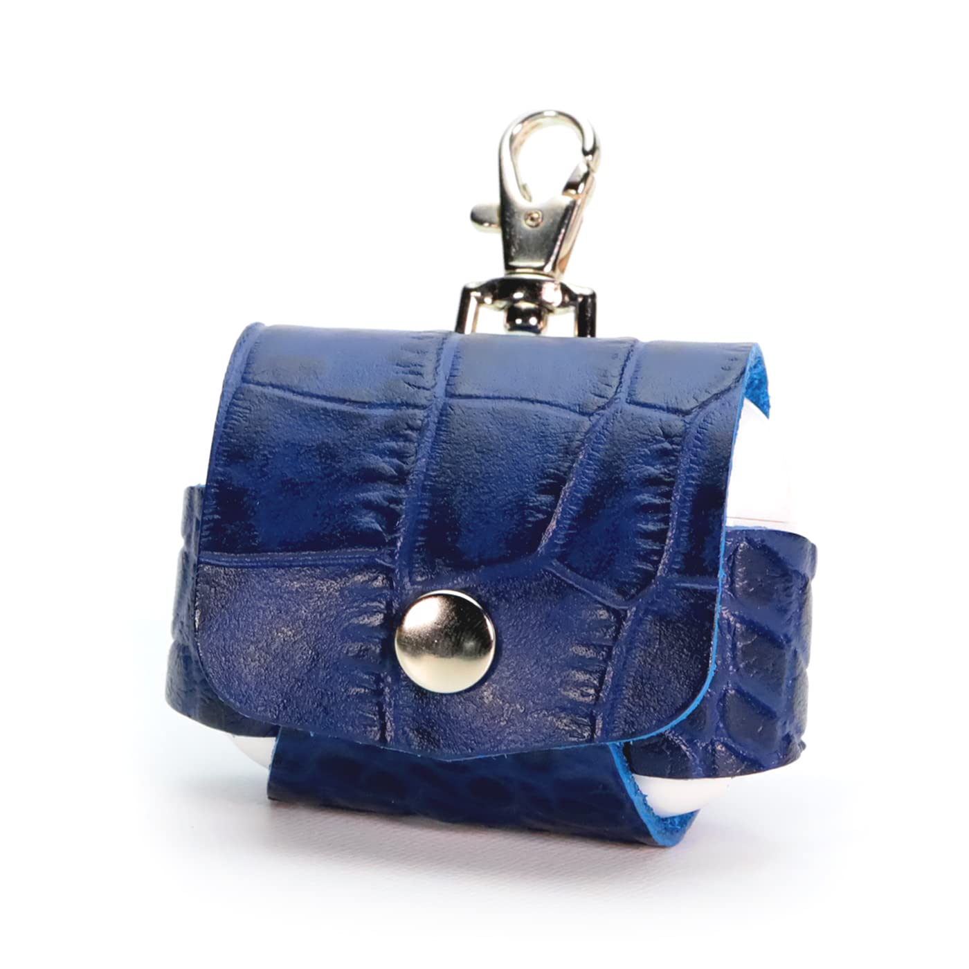 

AirPods Pro 2 Leather Embossed Crocodile Blue AirPods Pro Tochigi Genuine Made in Case, Pattern, [Ricky s] 2, Leather, Leather, Japan, Ricky s