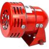 220V Leistungsstarker Außenalarm, 120dB Sirenenalarm, Rotes Motorkanalhorn für Industrie und Boote