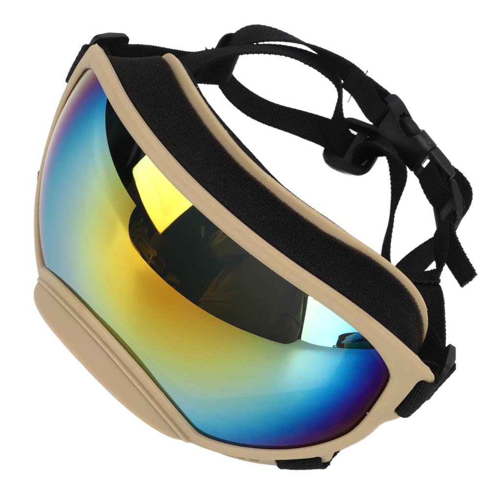 Outdoor Pet Glasses Dog Goggles Animal Ski Goggles Sun Protection Ultraviolet Protection Khaki