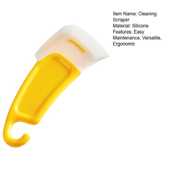 Silicone Pan Scraper Non-Stick Pot Pan Cleaning Tool for Cookware Flexible Scrapers
