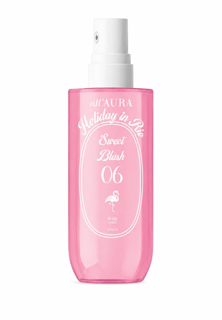 Holiday In Rio Sweet Blush Body Mist 150 Amber Floral Fragrance