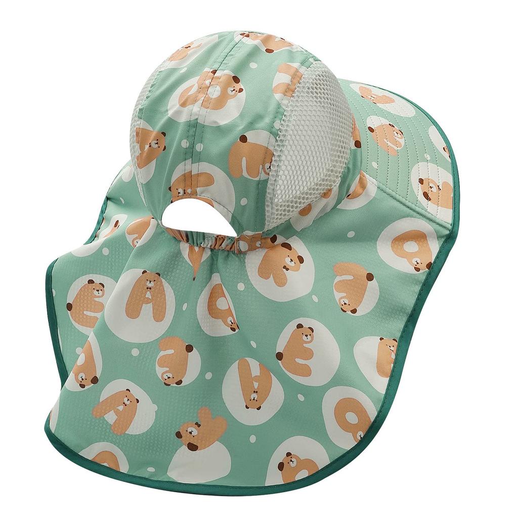 Baby Kids Sun Hat Sun Hat UV Protection Baby Hat Girls Boys Adjustable Strap Wide Brim Suitable for Girls Boys Beach Travel [Croogo] UPF50+ Play,