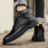 Men's Shoes Handmade Men Boots Genuine Leather Male Booties Outdoor Vintage Boots Ankle Work Boots Men Fashion Motorcycle Boots
