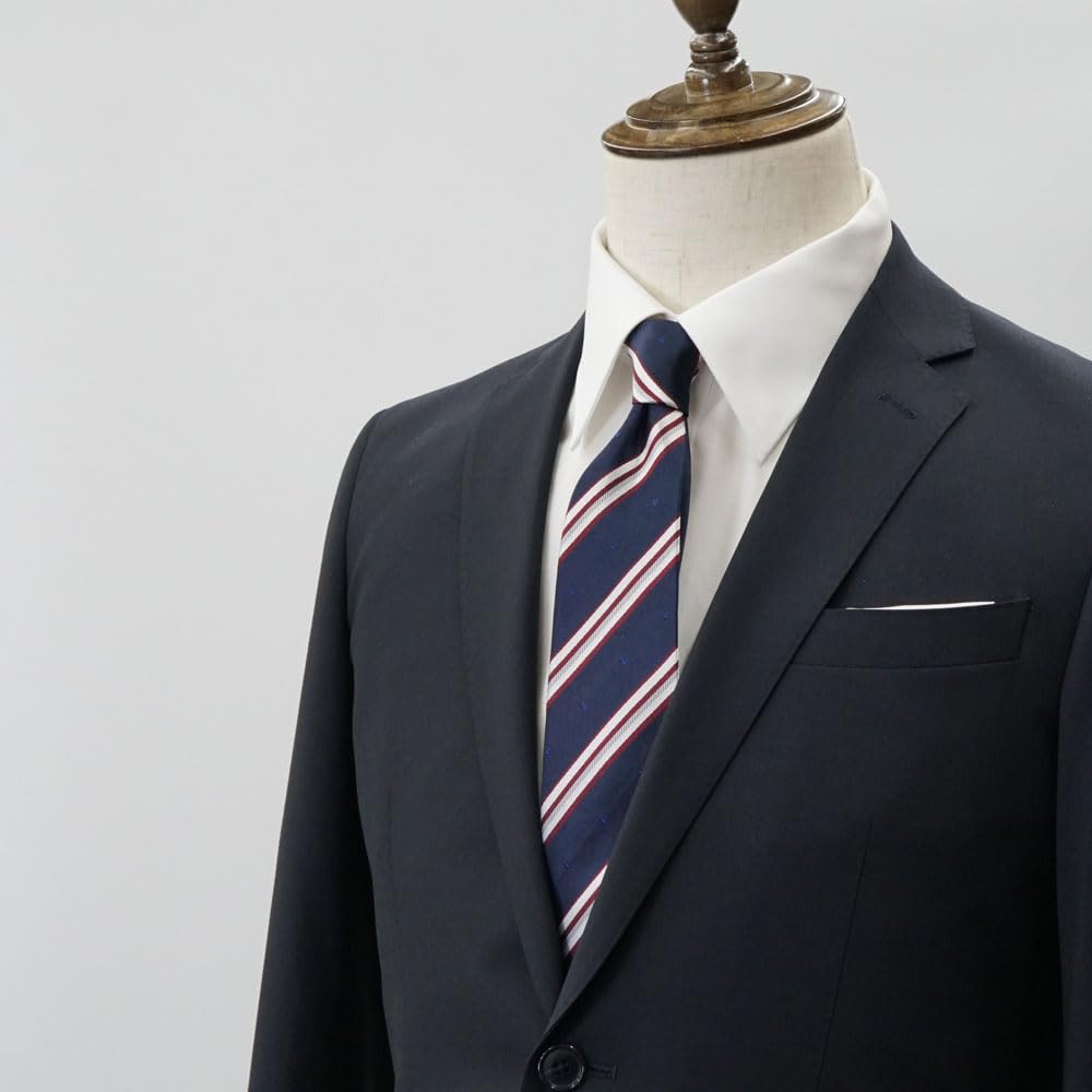 [Disney] Necktie & Tie Bar Set DN902511-2 Navy x Red