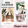 1pc, Oversized Cartoon Cat Calendar - Pet Cat, 12 Different Designs, Wall Calendar, Birthday, Christmas, New Year Gift