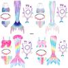 Kids Tail Mermaid For Girls Ariel Swimsuit Birthday Outdoor Pool Clothing Party