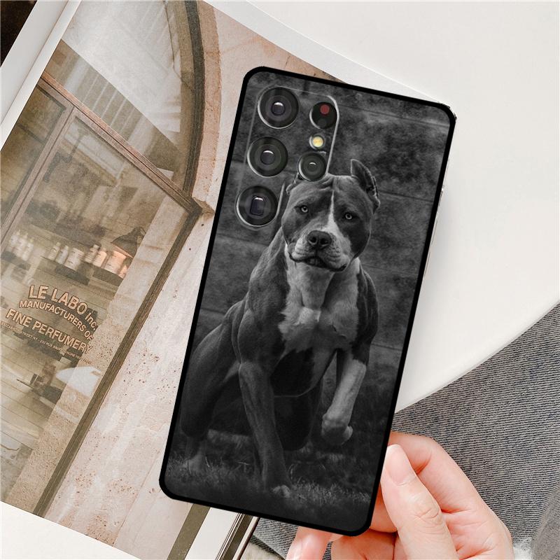 Pit Bull Pitbull Dog Phone Case For Samsung Galaxy S24 Ultra S9 S10 S20 S22 S21 Plus S23 FE S25 Ultra Full Cover