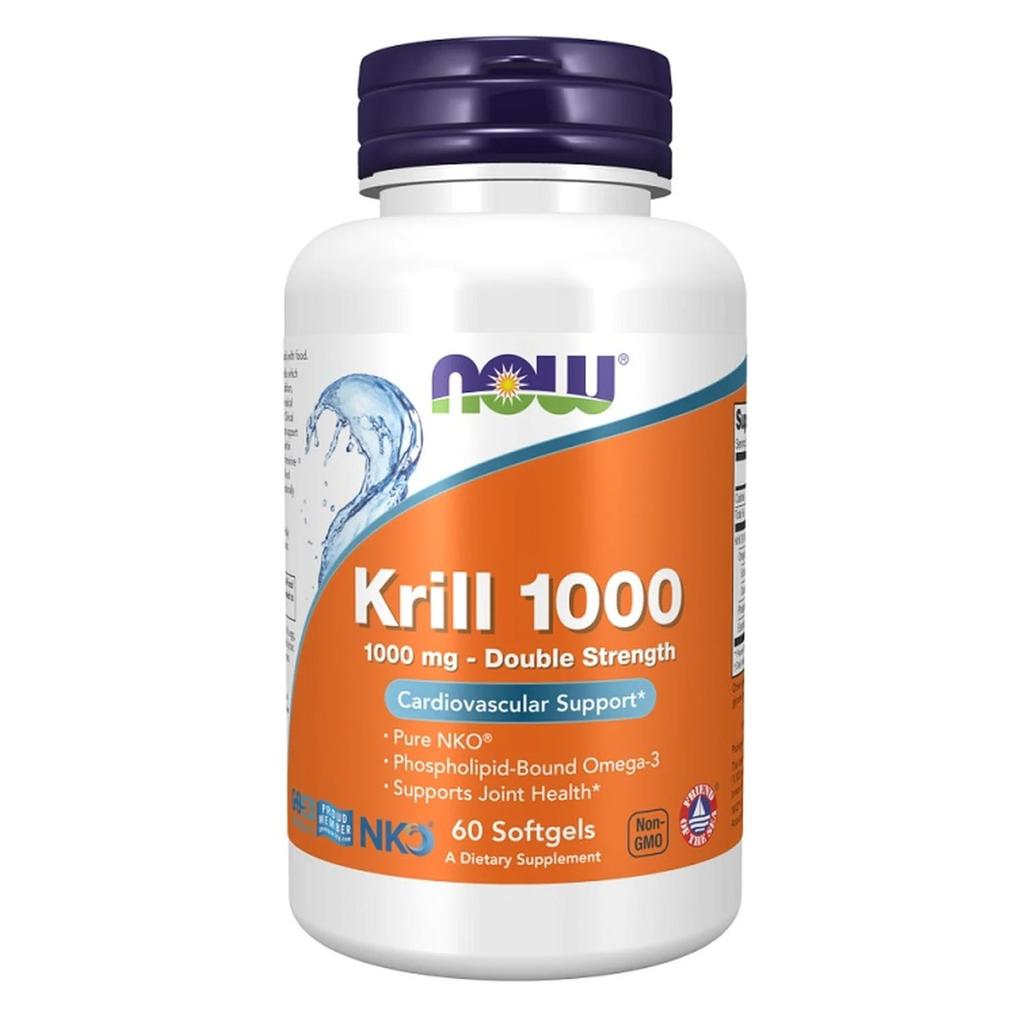Krill Oil, 1000mg Double Strength - 60 softgels